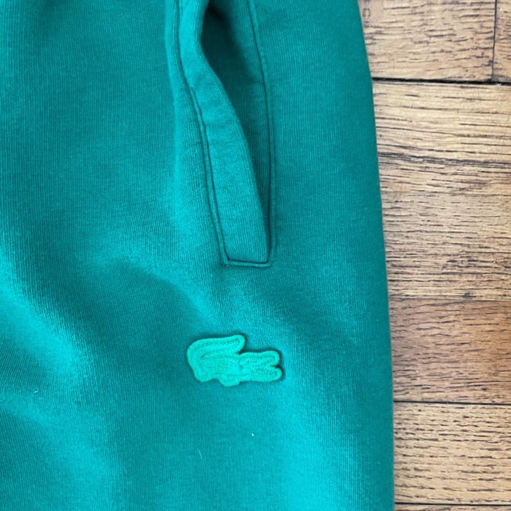 EUC - Lacoste Regular Fit Women's Tracksuit in Rocket Green Size 36 - Picture 12 of 16